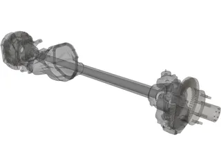 Dana 60 HP Axle 3D Model