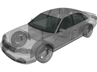 Audi A8 D2 (1999) 3D Model