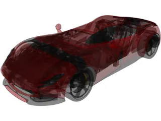 Ferrari SP1 Monza (2019) 3D Model