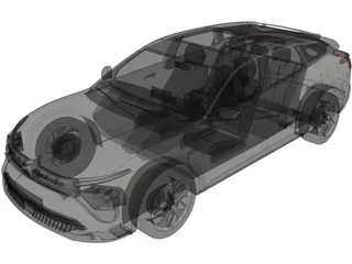 Citroen C5 X (2022) 3D Model