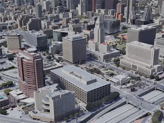 Los Angeles City, USA (2021) 3D Model