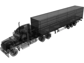 Kenworth W990 3D Model