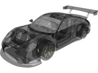 Porsche 911 GT3R (2021) 3D Model