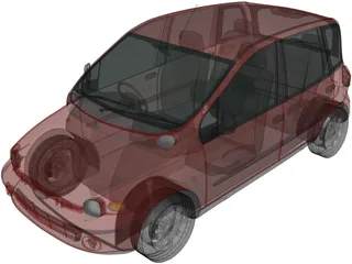 Fiat Multipla (1998) 3D Model