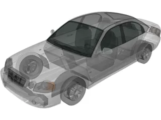 Kia Magentis (2002) 3D Model