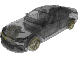 BMW M5 CS (2022) 3D Model