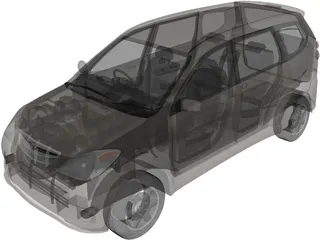 Toyota Avanza (2006) 3D Model