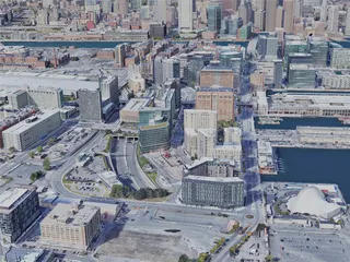 Boston City, USA (2022) 3D Model