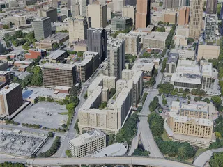 Atlanta City, GA, USA (2021) 3D Model