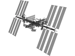 International Space Station 3D Model