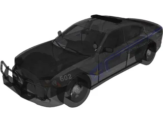 Dodge Charger Police 3D Model