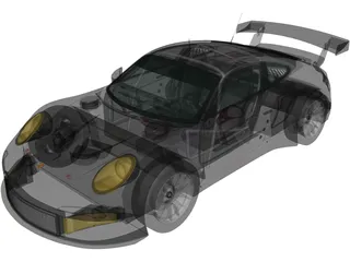 Porsche 911 [991] RSR (2013) 3D Model