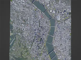 Portland City, OR, USA (2022) 3D Model