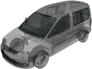 Volkswagen Caddy (2004) 3D Model