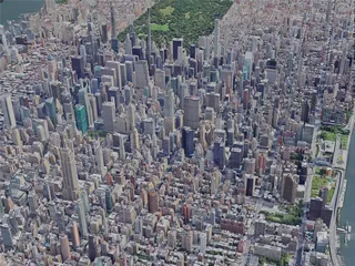 New York City, Manhattan, USA (2022) 3D Model