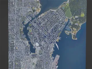 Vancouver City, Canada (2022) 3D Model