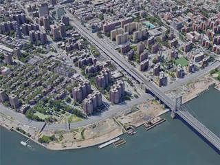 New York City, Lower Manhattan, USA (2022) 3D Model