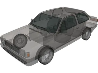 Volkswagen Voyage (1992) 3D Model