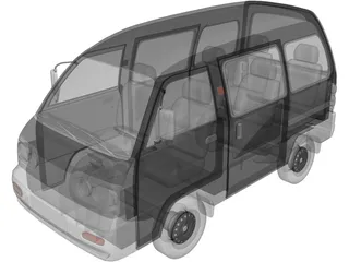 Daewoo Damas (2013) 3D Model