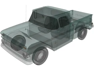 Chevrolet C10 (1963) 3D Model