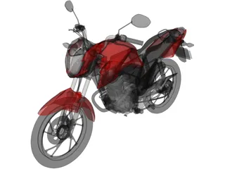 Honda Fan 160 3D Model