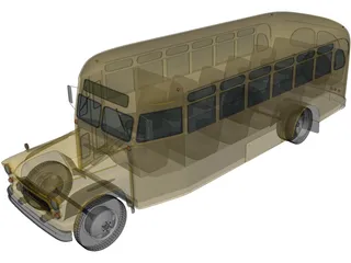 Chevrolet 6700 School Bus (1955) 3D Model