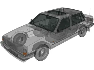 Volvo 740 GL (1985) 3D Model