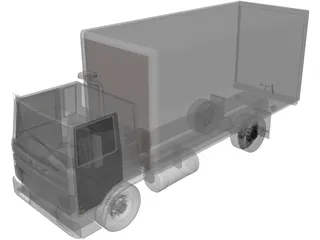 Moving Van 3D Model