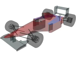 Formula 1 Car 3D Model