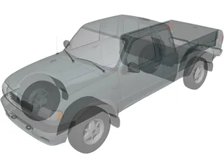 Mazda Pickup (1999) 3D Model