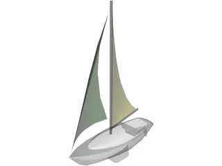 Sailboat 3D Model