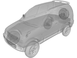 Toyota Cami (1999) 3D Model