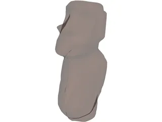 Easter Island Figure 3D Model