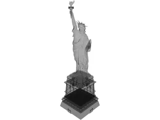 Statue Of Liberty 3D Model