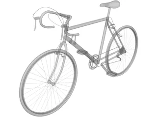 Bicycle Road 10-Speed 3D Model