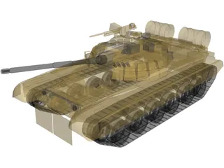 T-80 3D Model