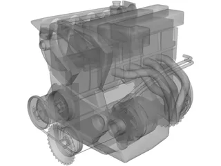 Engine 3D Model