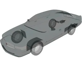 Cadillac DeVille (1994) 3D Model