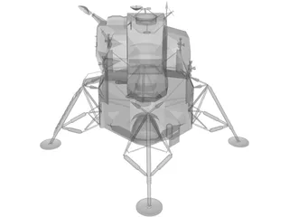 Apollo Lunar Lander 3D Model