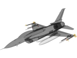 F-16C 3D Model