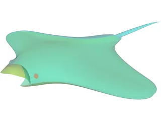 Manta Ray 3D Model