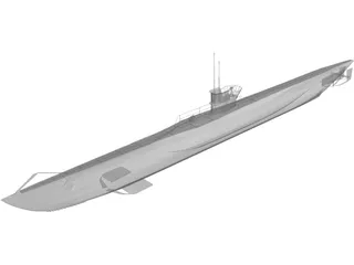 U-Boat 3D Model