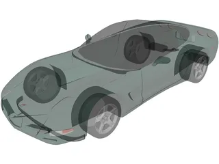 Chevrolet Corvette (1997) 3D Model