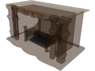 Fireplace 3D Model