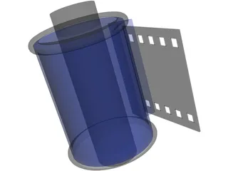 Film Roll 3D Model