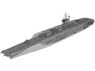 Nimitz Aircraft Carrier 3D Model