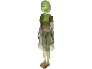 Girl 3D Model