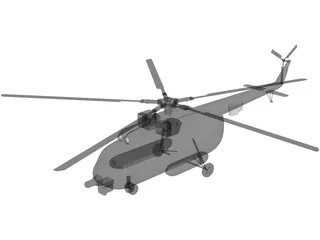 Mil Mi-8 Hip 3D Model