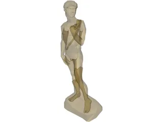 David Statue 3D Model