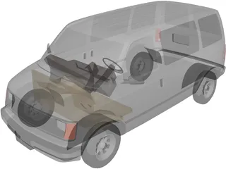 Chevrolet Astro Van (1986) 3D Model